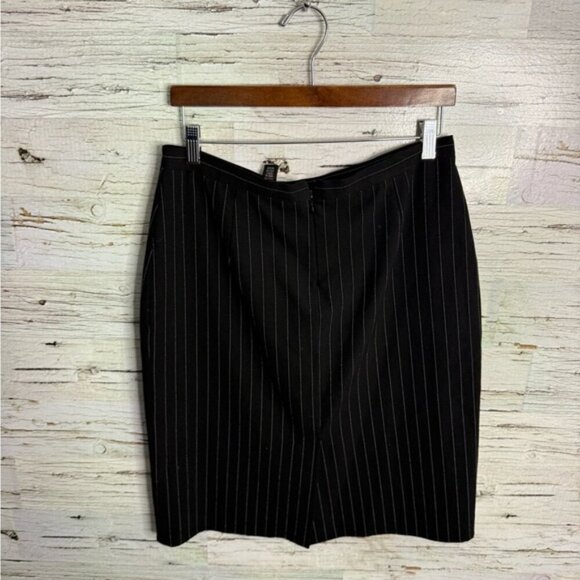 Club Monaco Black and White Pencil Skirt Knee-Length Work size 12 - Picture 6 of 6